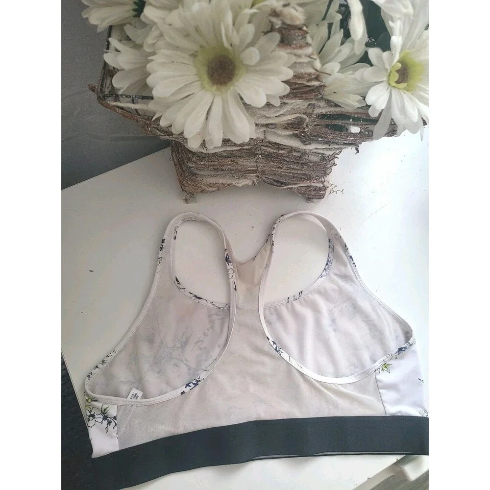 Victoria's Secret Pink Ultimate Sports Bra XL Floral Retro Y2K Athleisure